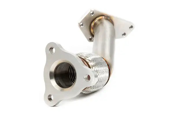 GrimmSpeed 007065 - Black Ceramic Coated 3-Bolt Up Pipe