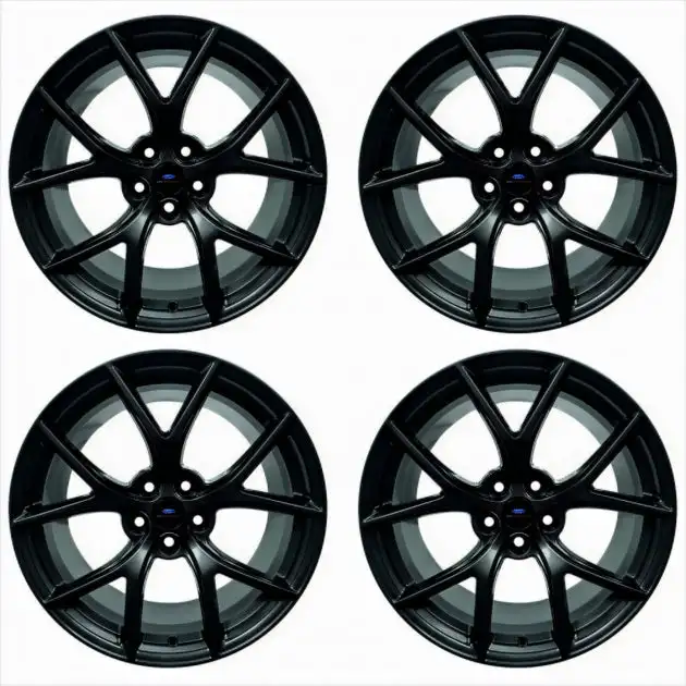 Ford Racing 15-20 Mustang19x9.5in & 19x10in Wheel Kit w/TPMS - Matte Black