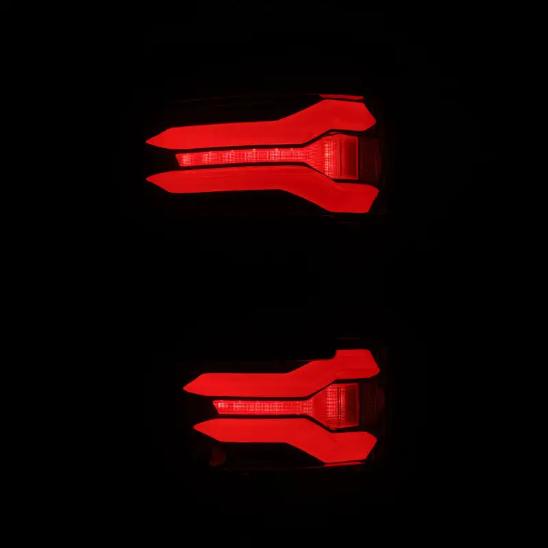 LUXX LED Taillights Black-Red