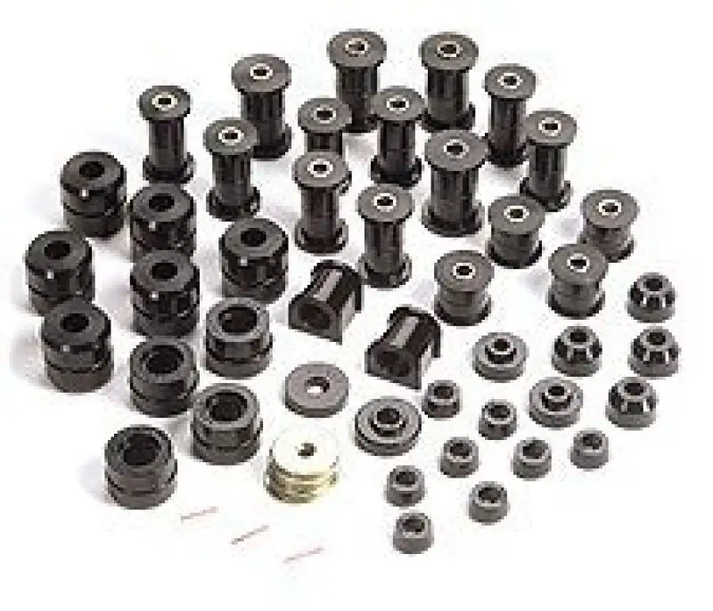 Rugged Ridge Polyurethane Bushing Kit Black Jeep Wrangler YJ