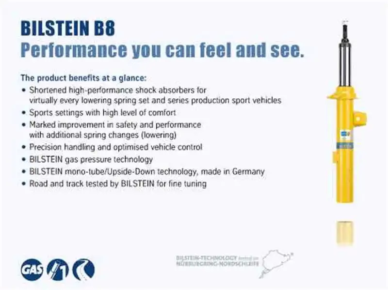 Bilstein B8 Subaru WRX - STI Front Right Monotube Strut Assembly