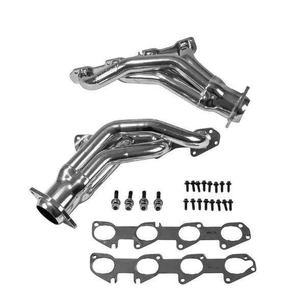 BBK 05-10 Dodge Hemi 6.1L Shorty Tuned Length Exhaust Headers - 1-7/8in Silver Ceramic (40130)
