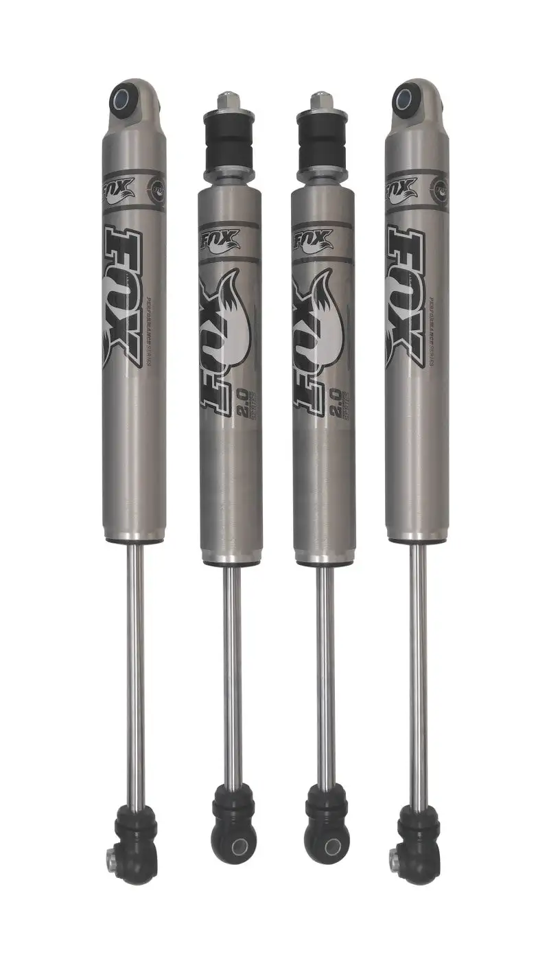 MaxTrac 07-18 Jeep Wrangler JK 2WD/4WD 3in Front & Rear FOX 2.0 Performance Shock Absorbers