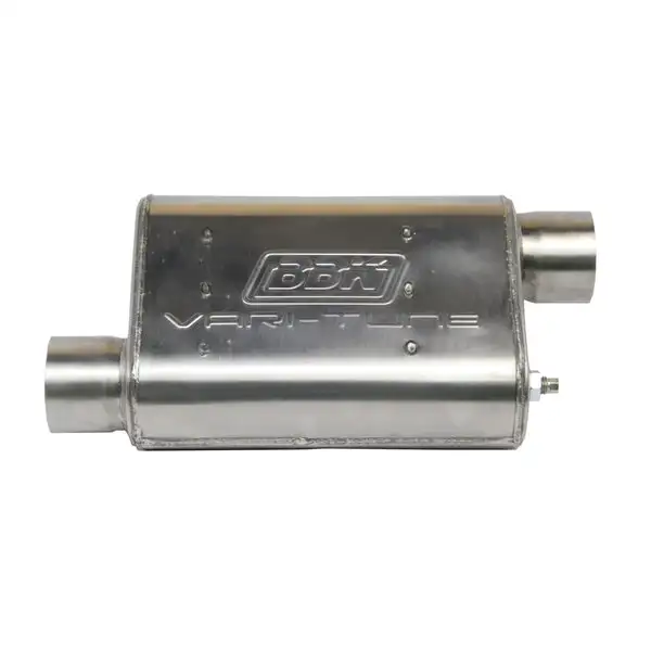 BBK VariTune Adjustable Performance Muffler 3.0 in. Offset/Offset Stainless Steel (31035)