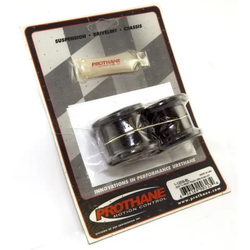 Rugged Ridge Rear Track Bar Bushing Kit Black Jeep Wrangler TJ