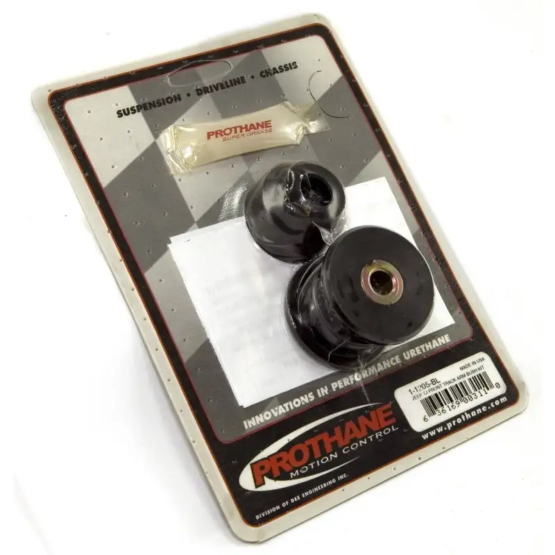 Rugged Ridge Track Bar Bushings Black Front Jeep Wrangler