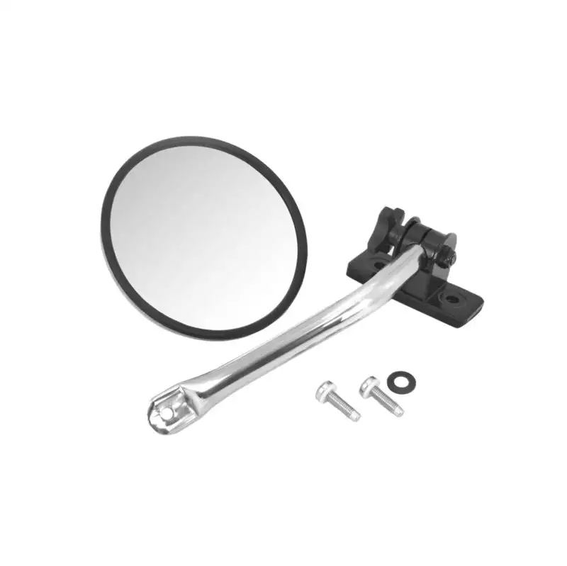 Rugged Ridge Jeep Wrangler Stainless Steel Round Quick Release Mirror Relocation Kit