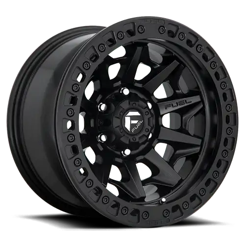 Aluminum Wheels 17X9 Covert Beadlock D114 5 On 127 Matte Black 71.5 Bore -15 Offset Multi Spoke Fuel Off Road Wheels - D11417907545