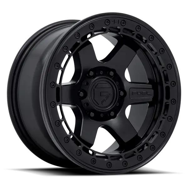 Aluminum Wheels 17X8.5 Block Beadlock D122 6 On 135 Matte Black Matte Black Ring 87.1 Bore 0 Offset 6 Spoke Fuel Off Road Wheels - D12217858947