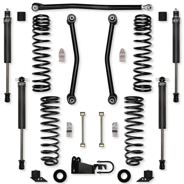 2.5 Inch Adventure Mid-Arm System Suspension System for Jeep Wrangler JKU With IFP Shocks Rock Krawler - JK25AS-4S1 - Rock Krawler