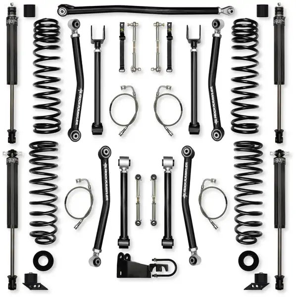 2.5 Inch Adventure X Suspension System for Jeep Wrangler JKU With IFP Shocks Rock Krawler - JK25AXM-4S1 - Rock Krawler