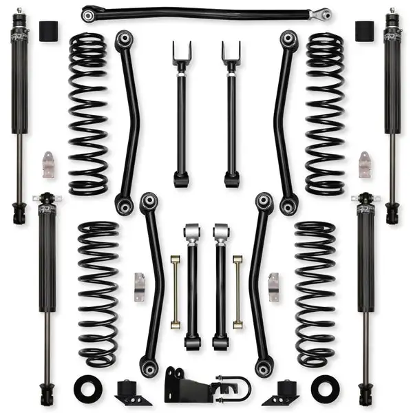 2.5 Inch Ultimate Adventure Suspension System for Jeep Wrangler JKU With IFP Shocks Rock Krawler - JK25UA-4S1 - Rock Krawler