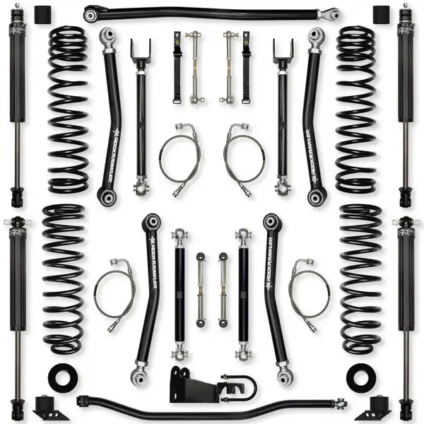 2.5 Inch X-Factor Suspension System for Jeep Wrangler JKU With IFP Shocks Rock Krawler - JK25XF-4S1 - Rock Krawler