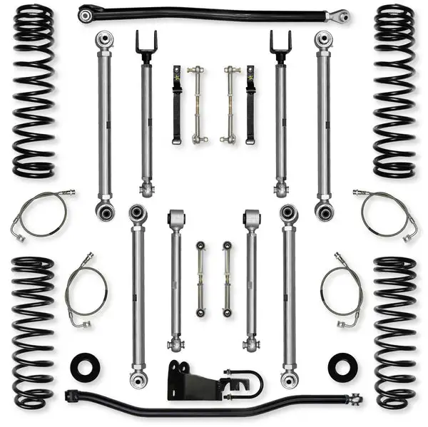 2.5 Inch X-Factor Pro Elite Suspension System for Jeep Wrangler JK With No Shocks Rock Krawler - JK25XFPE-2 - Rock Krawler