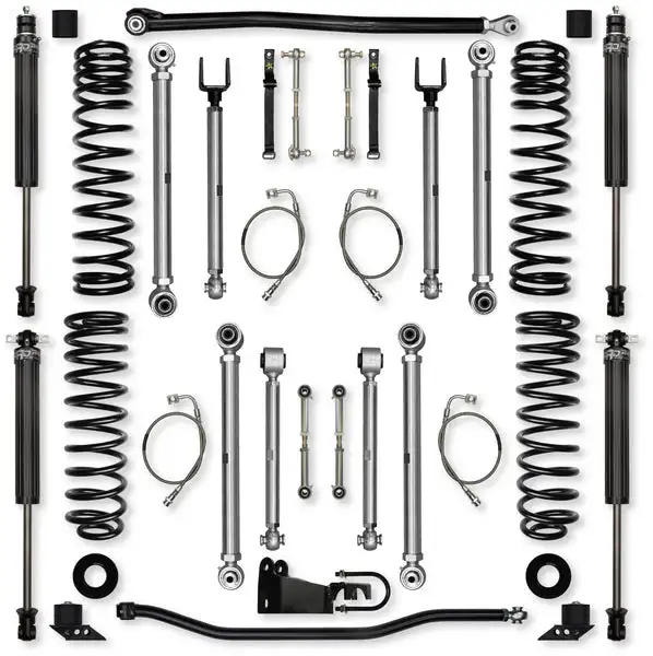 2.25 Inch X-Factor Pro Elite Suspension System for Jeep Wrangler JKU RRD IFP SHOCKS Rock Krawler - JK25XFPE-4S1 - Rock Krawler
