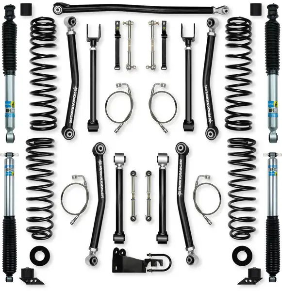 3.5 Inch Adventure X Suspension System for Jeep Wrangler JK With Bilstein Shocks Rock Krawler - JK35AXM-2B51 - Rock Krawler