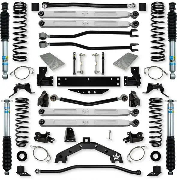 3.5 Inch Adventure X Pro Elite Long-Arm Suspension System for Jeep Wrangler JK With Bilstein Shocks Rock Krawler - JK35AXPLA-2B51 - Rock Krawler