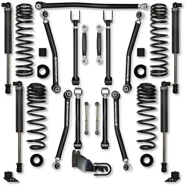2.5 Inch Adventure X No Limits Mid-Arm Suspension System for Jeep Wrangler JL Gas Models With IFP Shocks Rock Krawler - JL25AXMNL-2S1 - Rock Krawler
