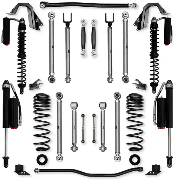 2.5 Inch X-Factor PRO No Limits Mid-Arm Suspension System for Jeep Wrangler JLU 392 Models Comp Stage 2 Rock Krawler - JL25PNL-392CS2 - Rock Krawler