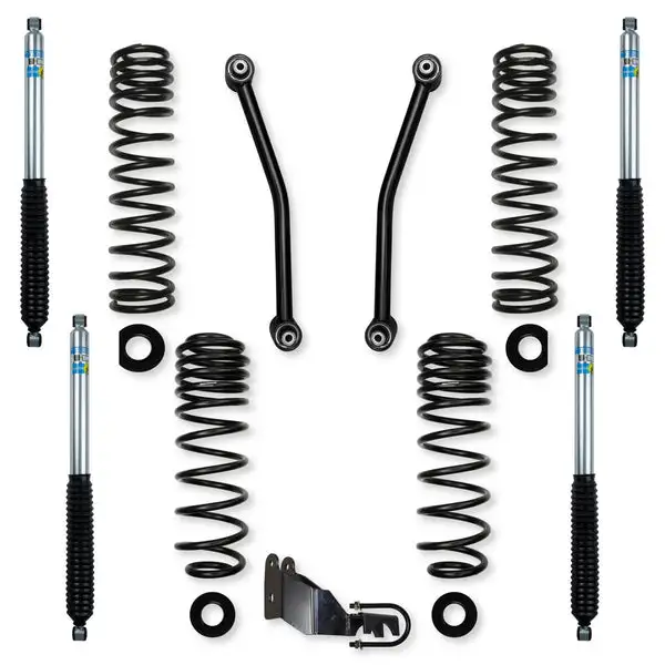 2.5 Inch Starter System for Jeep Wrangler JLU Diesel Models With Bilstein 5100 Shocks Rock Krawler - JL25SS-4DB51 - Rock Krawler