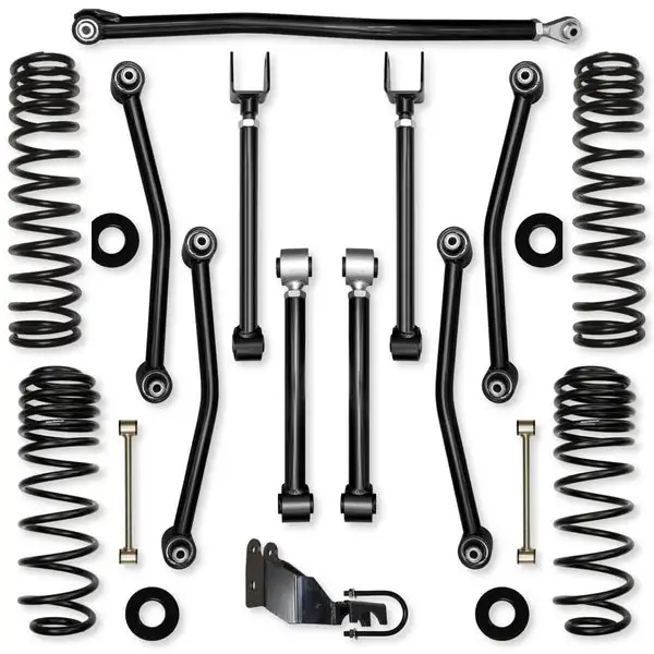 2.5 Inch Ultimate Adventure Mid-Arm Suspension System for Jeep Wrangler JL Gas Models With No Shocks Rock Krawler - JL25UA-2 - Rock Krawler