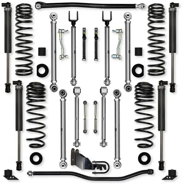 2.5 Inch X-Factor PRO Mid-Arm Suspension System for Jeep Wrangler JLU Diesel Models With IFP Shocks Rock Krawler - JL25XFP-4DS1 - Rock Krawler