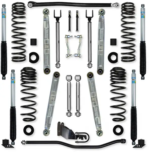 2.5 Inch X-Factor Pro Elite Mid-Arm Suspension System for Jeep Wrangler JL Gas Models With Bilstein Shocks Rock Krawler - JL25XFPE-2B51 - Rock Krawler