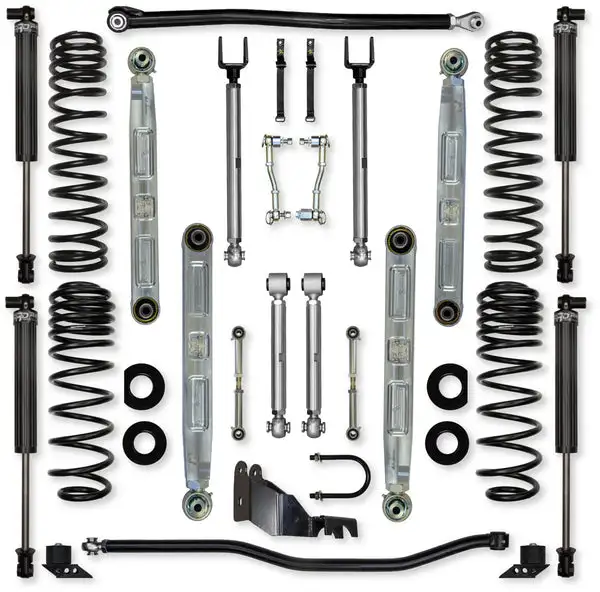 2.5 Inch X-Factor Pro Elite Mid-Arm Suspension System for Jeep Wrangler JL Gas Models With IFP Shocks Rock Krawler - JL25XFPE-2S1 - Rock Krawler
