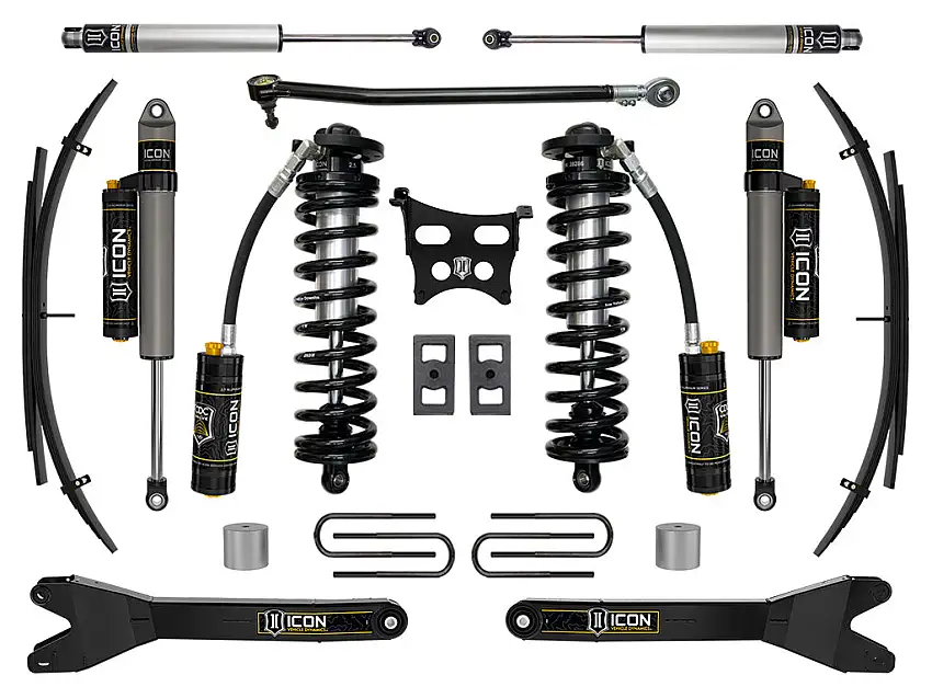 2.5-3" Stage 4 Coilover Conv System w/Radius Arms + Expansion Pack Kit