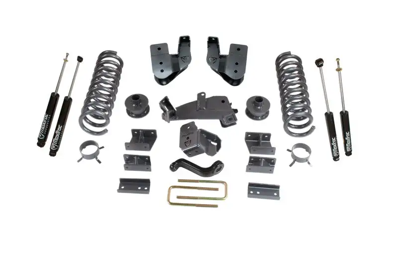 MaxTrac 14-18 RAM 2500 4WD 4in/1in MaxPro Coil Lift Kit w/Radius Arm Brkts & MaxTrac Shocks