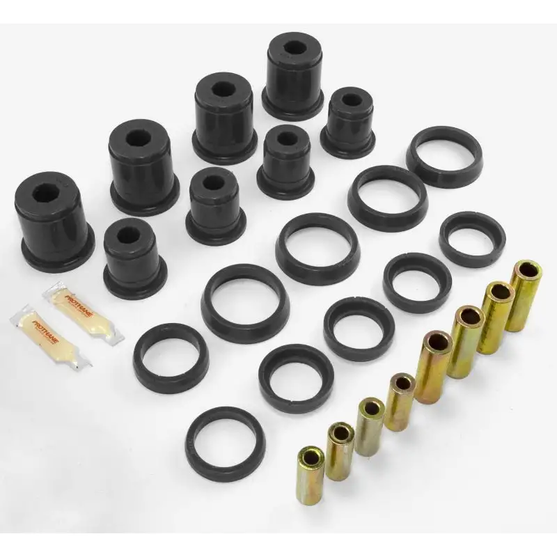 Rugged Ridge Control Arm Bushing Kit Front Black TJ