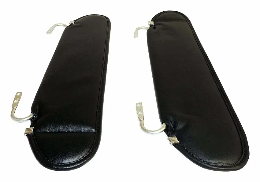 RT Off-Road RT52005 Sun Visor Set for 1987-1995 YJ Wrangler Black Sun Visor Set