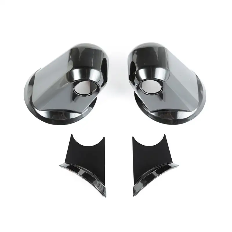Rugged Ridge Mirror Arm Covers Black Paintable Jeep Wrangler JK