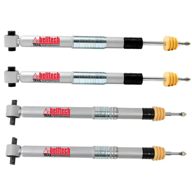 Belltech 21-25 Ford Bronco Trail Performance Shock Set - 4-7.5in Front 3-6.5in Rear