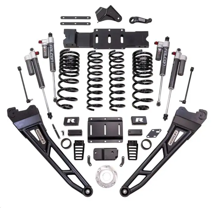 2019-2024 Ram 2500 6'' MAX3.3 Suspension System W/ Falcon 3.3 Shocks And Radius Arms Standard Output Diesel Motor