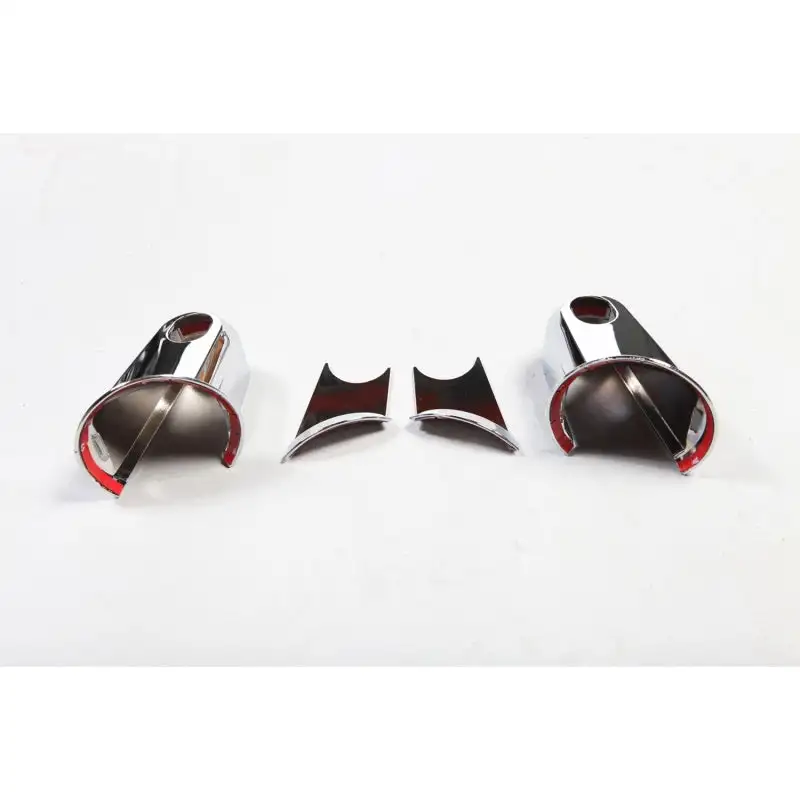 Rugged Ridge Mirror Arm Covers Chrome Jeep Wrangler JK