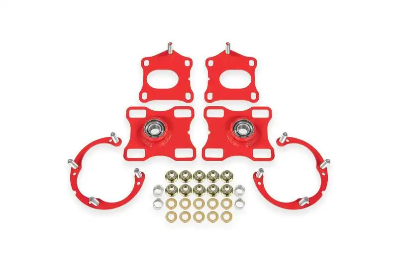 BMR Suspension 11-14 Ford Mustang Caster/Camber Plates - Red