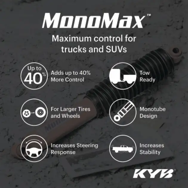 KYB 14-19 RAM 2500 RWD (w/o Rear Air Spring & w/ HD Shocks) MonoMax Gas Shock - Rear