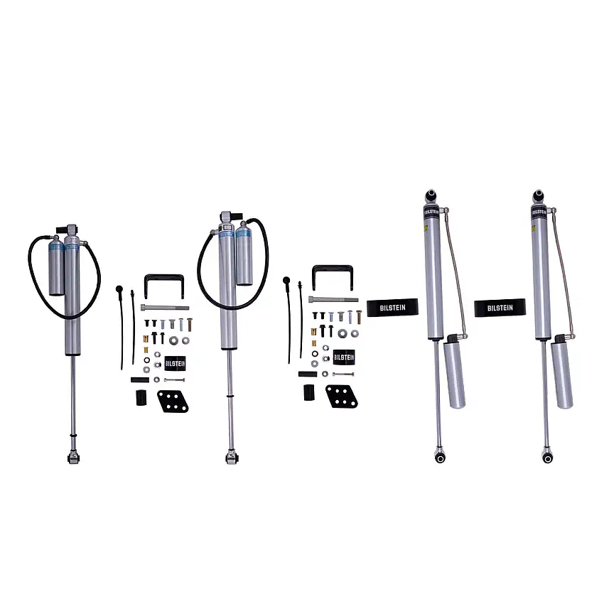 Stage 2 Package Bilstein B8 5160 Series 18-24 Jeep Wrangler Front and Rear Shocks For 2-3" Lift
