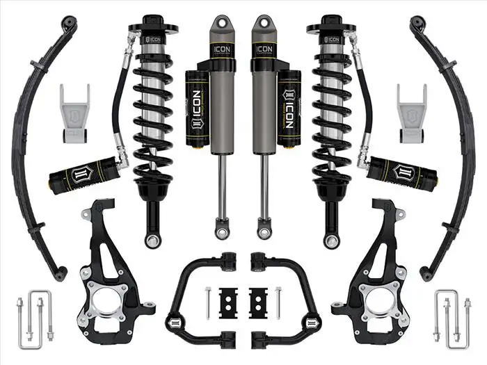 21-23 Ford F150 Tremor 4WD 3.5-4.5in Stage 3 Suspension Sys Tubular UCA / Leaf Pack