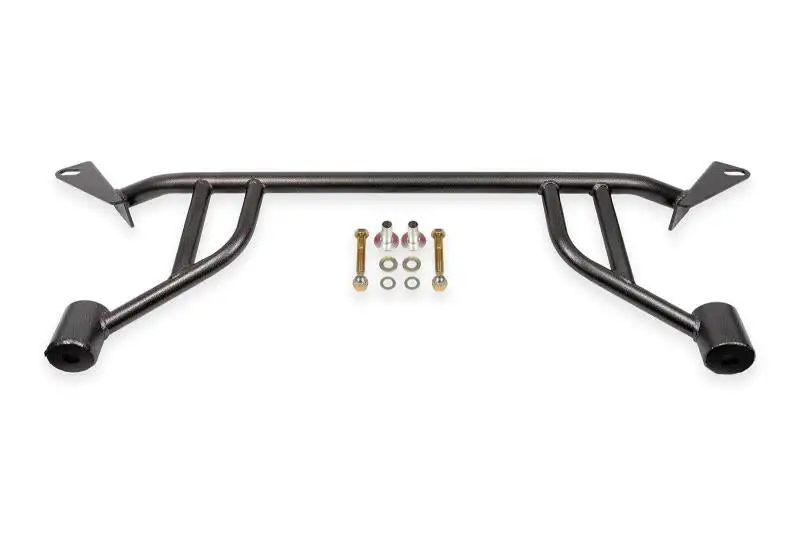 BMR 24-25 Ford Mustang S650 Chassis Brace Front Subframe 4-point - Black Hammertone