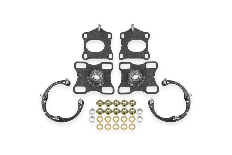 BMR Suspension 11-14 Ford Mustang Caster/Camber Plates - Black Hammertone