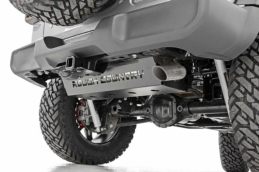 Fits Jeep Wrangler JL 4WD (2018-2024) Skid Plate; Muffler; 10599