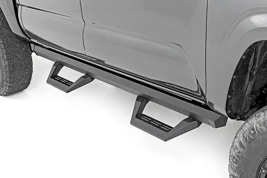 Rough Country - SRX2 Adj Aluminum Step - Double Cab - Toyota Tacoma 2WD/4WD (05-23) - 71000A